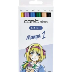 Copic Marker Ciao 5+1 Sett – Manga 1