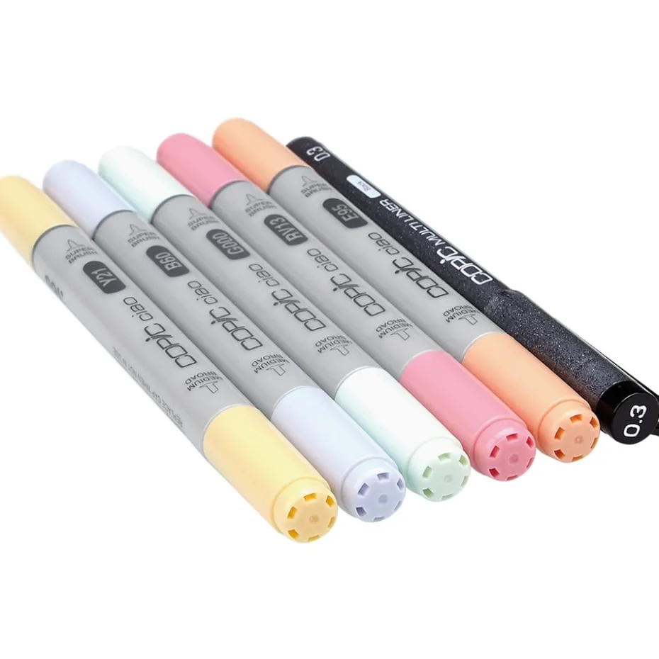 Copic Marker Ciao 5+1 Sett – Pastels