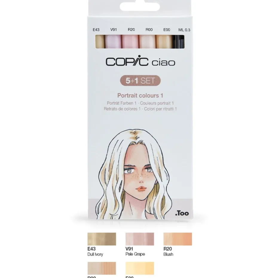 Copic Marker Ciao 5+1 Sett – Portrait 1