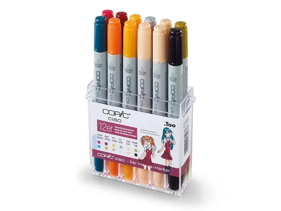 Copic Marker Ciao Sett – 12stk – Manga Trendy Teens