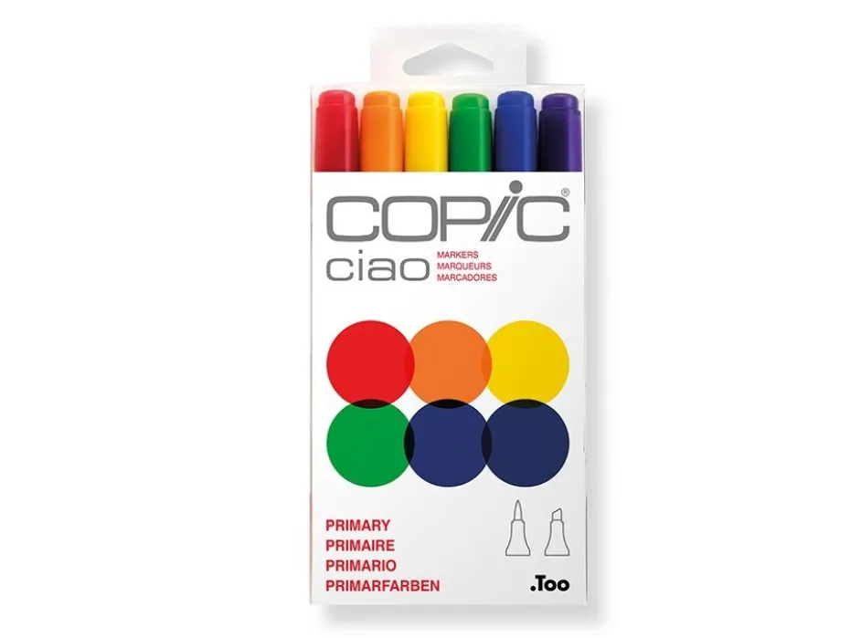 Copic Marker Ciao Sett – 6stk – Primary