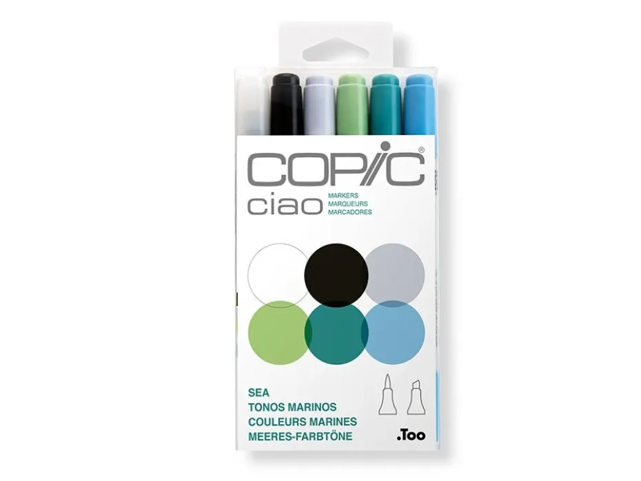 Copic Marker Ciao Sett – 6stk – Sea