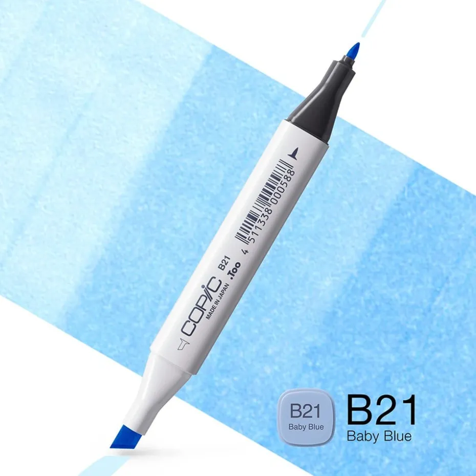 Copic Marker Classic – B21 Baby blue