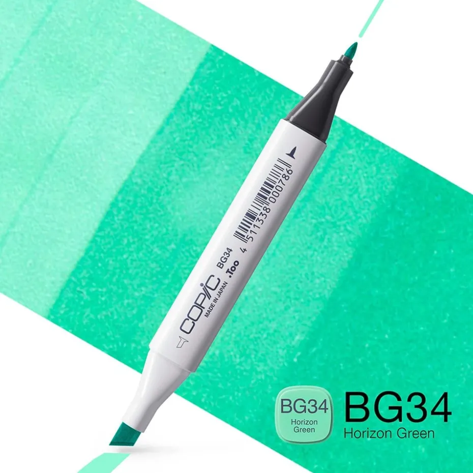 Copic Marker Classic – BG34 Horizon Green