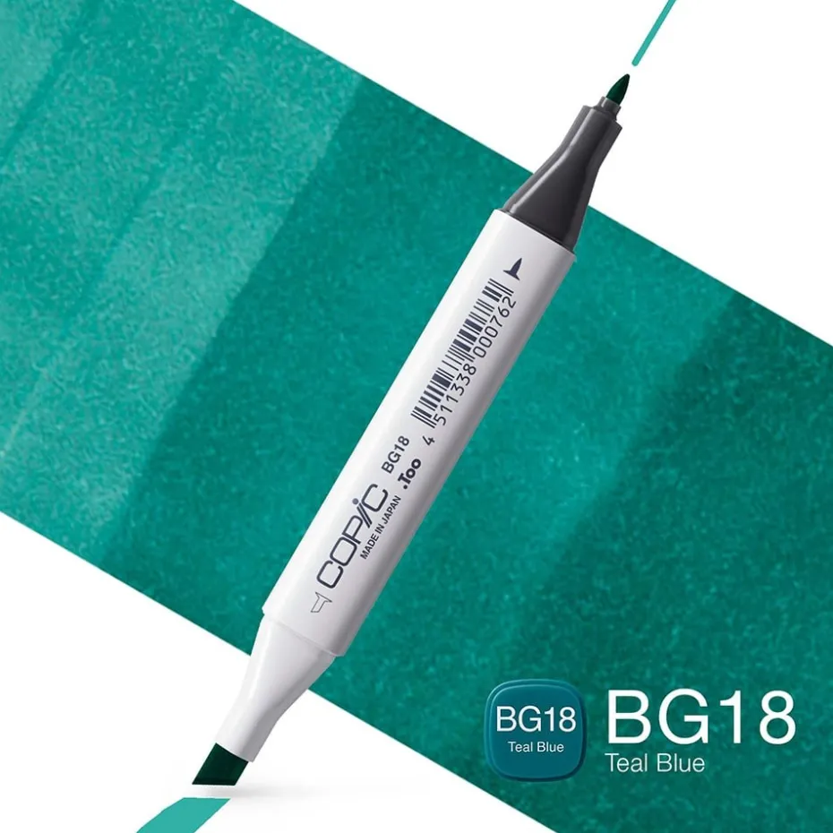Copic Marker Classic – BG18 Teal Blue