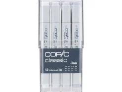 Copic Marker Classic Sett – 12stk – Grå Cool Grey