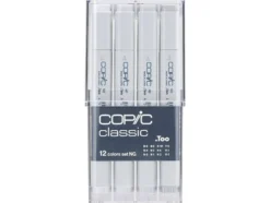 Copic Marker Classic Sett – 12stk – Grå Neutral Grey
