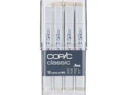 Copic Marker Classic Sett – 12stk – Grå Warm Grey