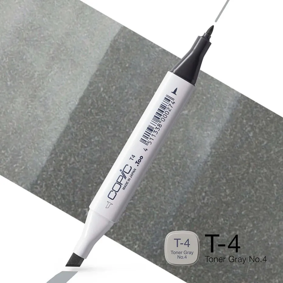 Copic Marker Classic – T4 Toner Gray No.4