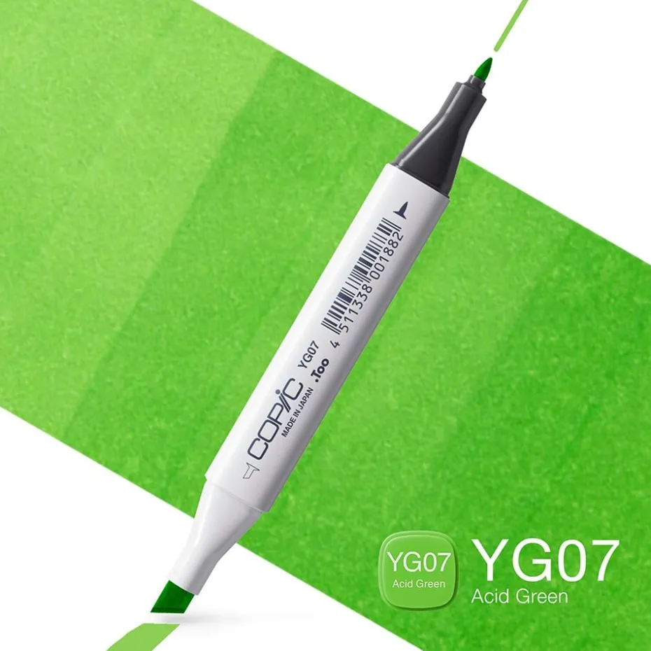 Copic Marker Classic – YG07 Acid Green