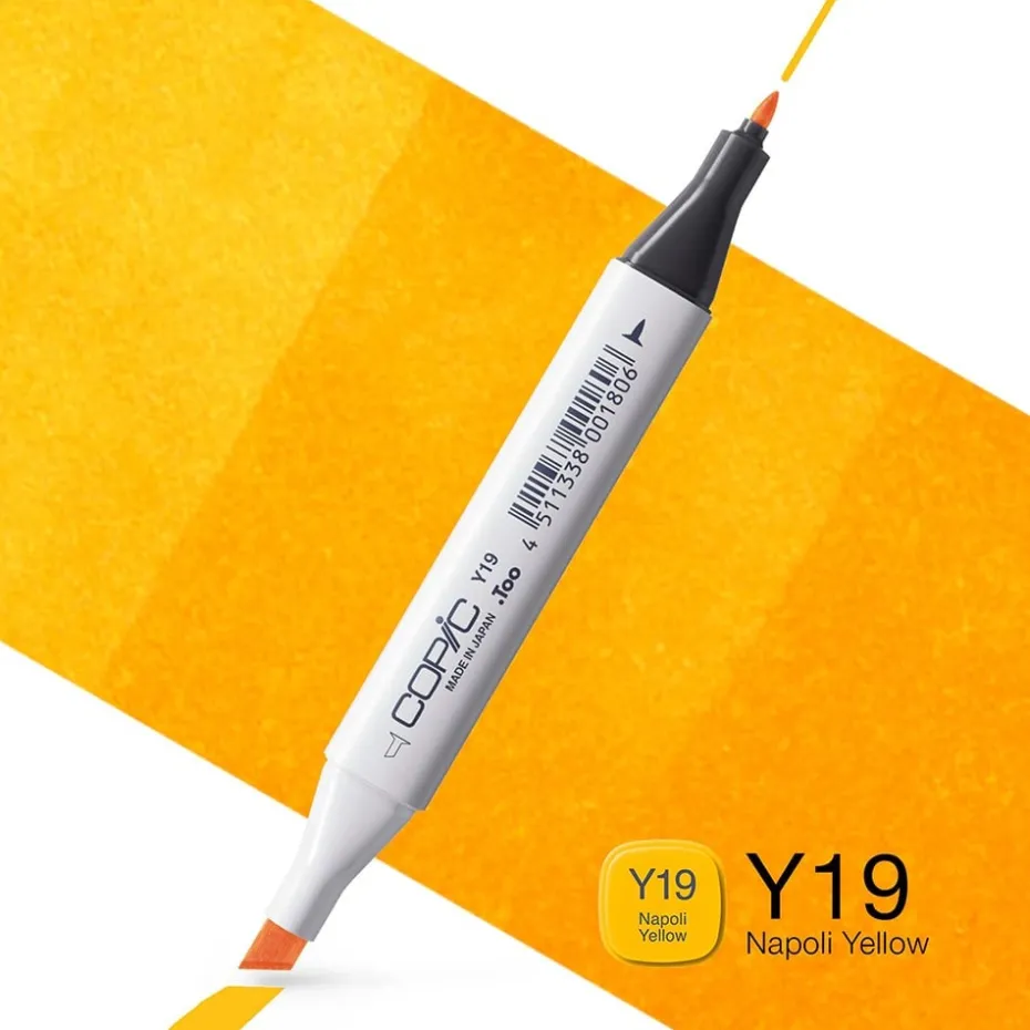 Copic Marker Classic – Y19 Napoli Yellow