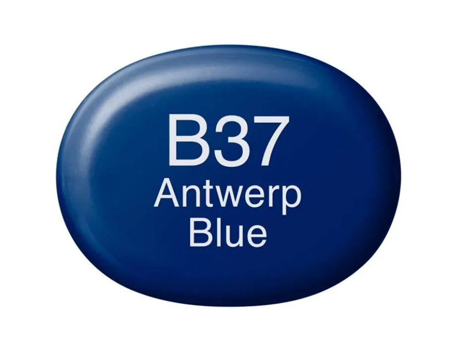 Copic Marker Sketch – B37 Antwerp Blue