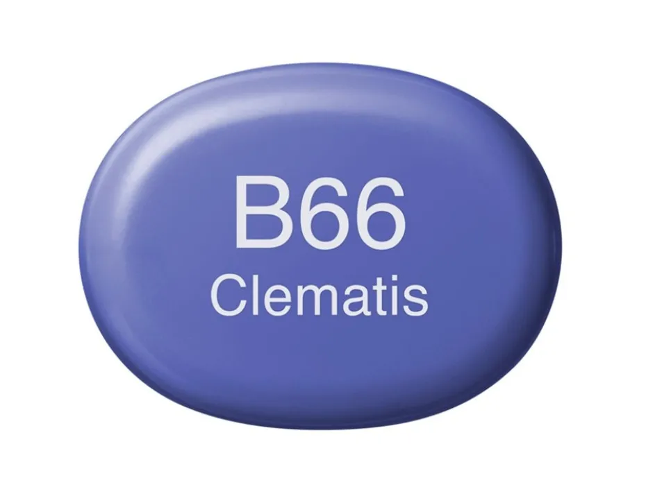 Copic Marker Sketch – B66 Clematis