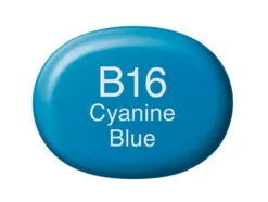 Copic Marker Sketch – B16 Cyanine Blue