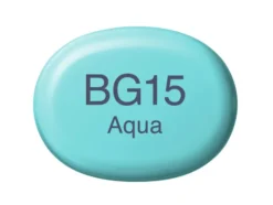 Copic Marker Sketch – BG15 Aqua