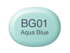 Copic Marker Sketch – BG01 Aqua Blue