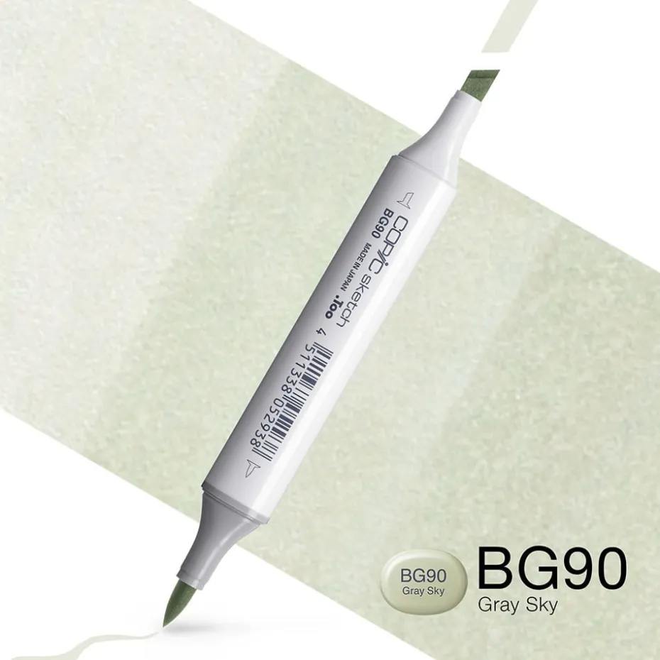 Copic Marker Sketch – BG90 Gray Sky