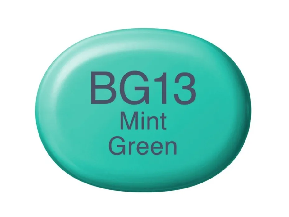 Copic Marker Sketch – BG13 Mint Green