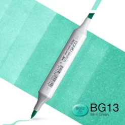 Copic Marker Sketch – BG13 Mint Green