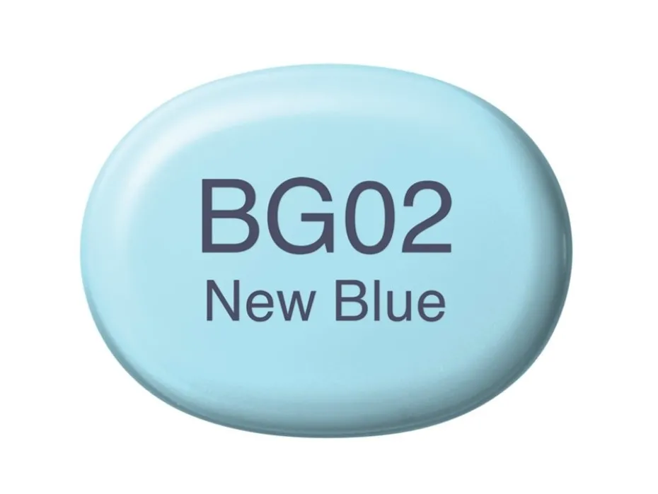 Copic Marker Sketch – BG02 New Blue