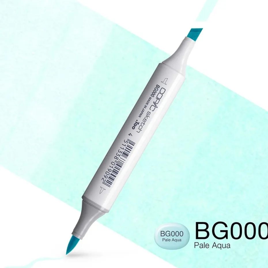Copic Marker Sketch – BG000 Pale Aqua