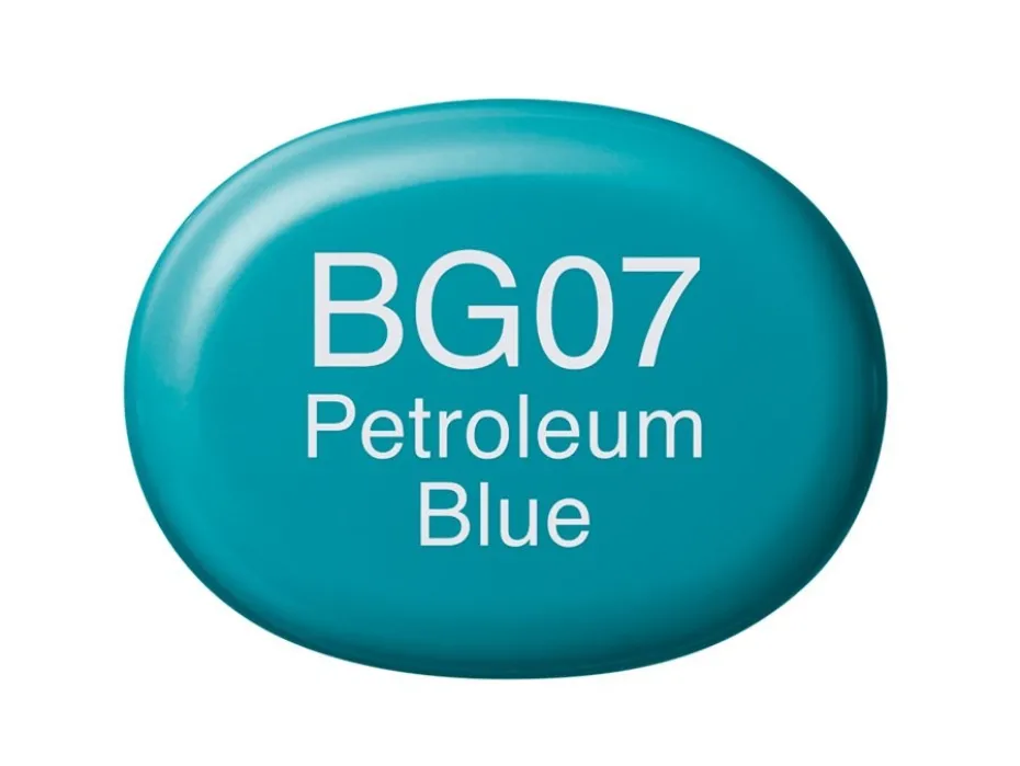 Copic Marker Sketch – BG07 Petroleum Blue