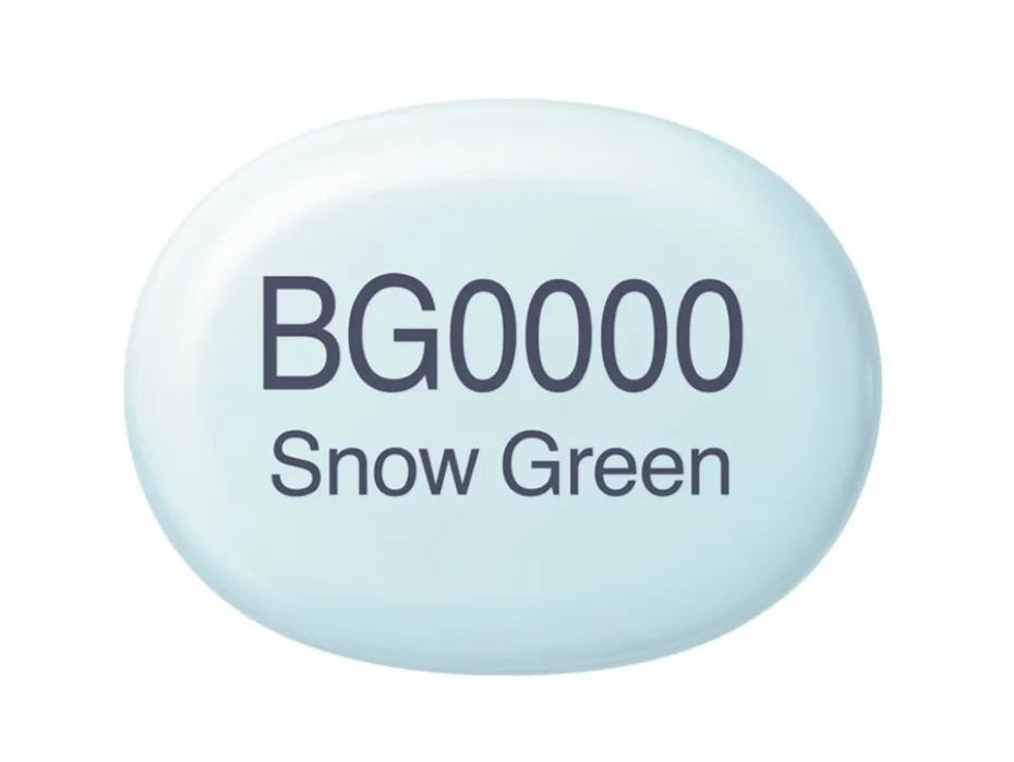 Copic Marker Sketch – BG0000 Snow Green