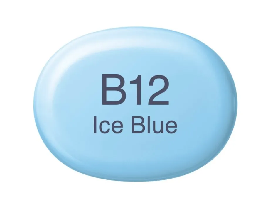 Copic Marker Sketch – B12 Ice Blue