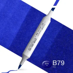 Copic Marker Sketch – B79 Iris