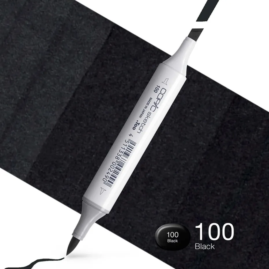 Copic Marker Sketch – 100 Black
