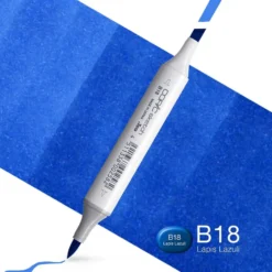 Copic Marker Sketch – B18 Lapis Lazuli
