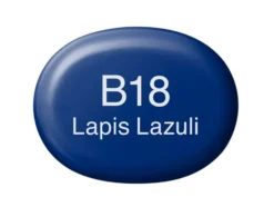 Copic Marker Sketch – B18 Lapis Lazuli