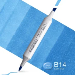 Copic Marker Sketch – B14 Light Blue