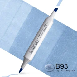 Copic Marker Sketch – B93 Light Crockery Blue
