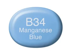 Copic Marker Sketch – B34 Manganese Blue