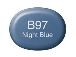 Copic Marker Sketch – B97 Night Blue