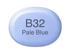 Copic Marker Sketch – B32 Pale Blue