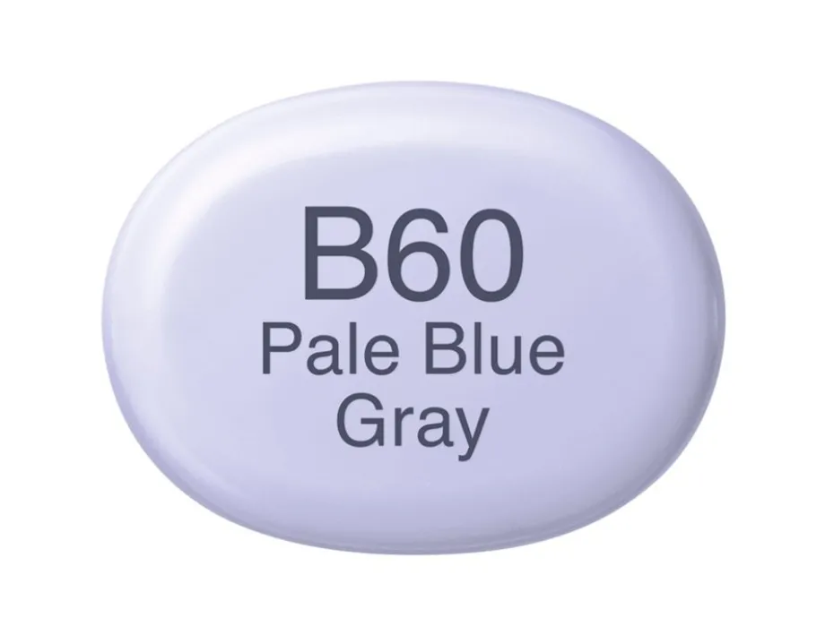 Copic Marker Sketch – B60 Pale Blue Gray