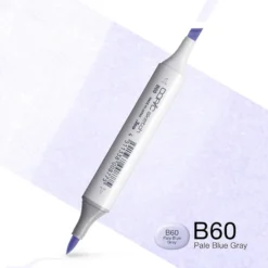 Copic Marker Sketch – B60 Pale Blue Gray