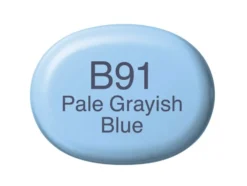 Copic Marker Sketch – B91 Pale Grayish Blue