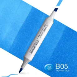 Copic Marker Sketch – B05 Process Blue