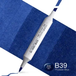 Copic Marker Sketch – B39 Prussian Blue