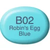 Copic Marker Sketch – B02 Robin’s Egg Blue