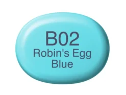 Copic Marker Sketch – B02 Robin’s Egg Blue