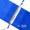 Copic Marker Sketch – B28 Royal Blue