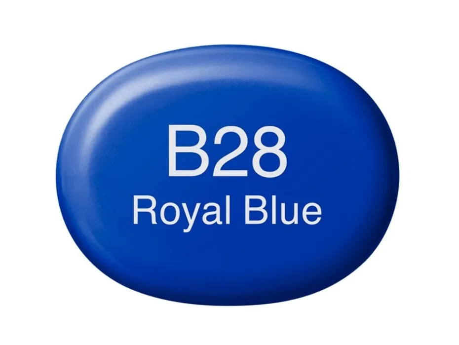 Copic Marker Sketch – B28 Royal Blue