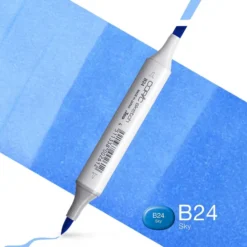 Copic Marker Sketch – B24 Sky