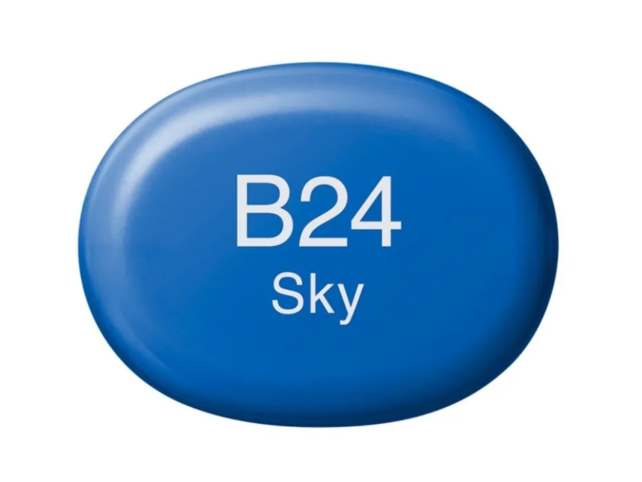 Copic Marker Sketch – B24 Sky