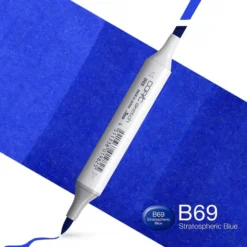 Copic Marker Sketch – B69 Stratospheric Blue