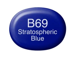 Copic Marker Sketch – B69 Stratospheric Blue